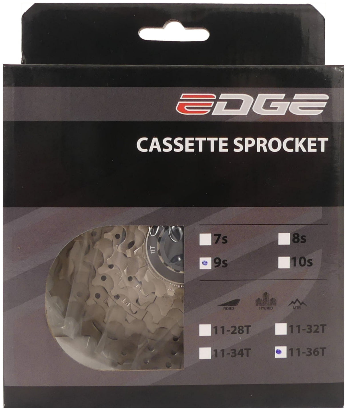 Cassette de bord 9 vitesses CS-M5009 11-36T Silver