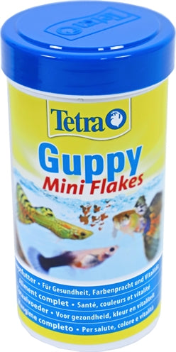 Tetra guppy ribja hrana vlokken