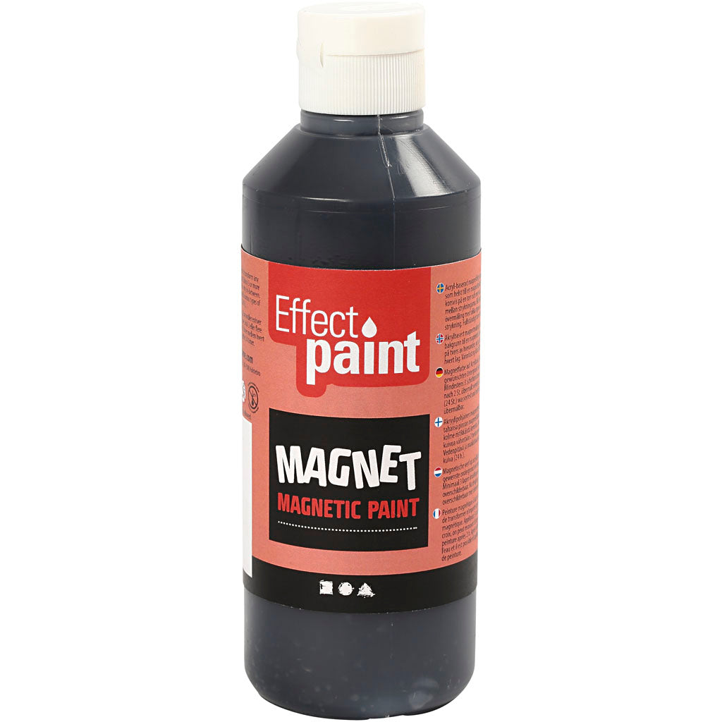 Peinture magnétique Creativ Company, noire, 250 ml 1 bouteille