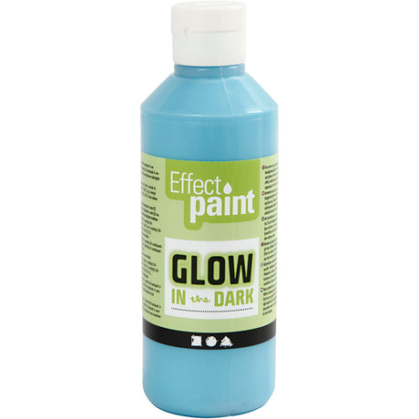 Creativ company peinture phosphorescente - bleu clair, 250ml