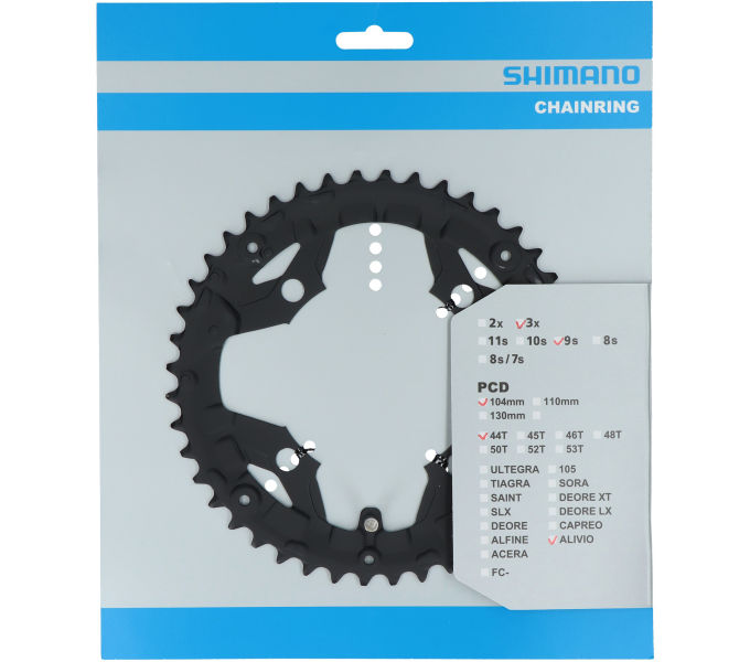 Shimano Chain Top 44T Alivio FC-T4010 Black