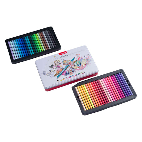 Bruynzeel creatives ensemble de stylos pinceaux fineliner 48 couleurs
