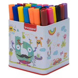 Boîte de feutres triples Bruynzeel avec 50 couleurs