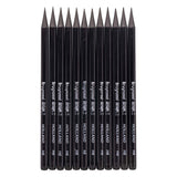 Marqueur graphite Bruynzeel design graphite hb - 12 pcs.