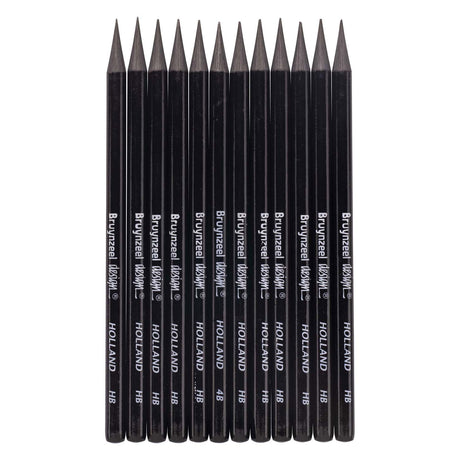 Marqueur graphite Bruynzeel design graphite hb - 12 pcs.