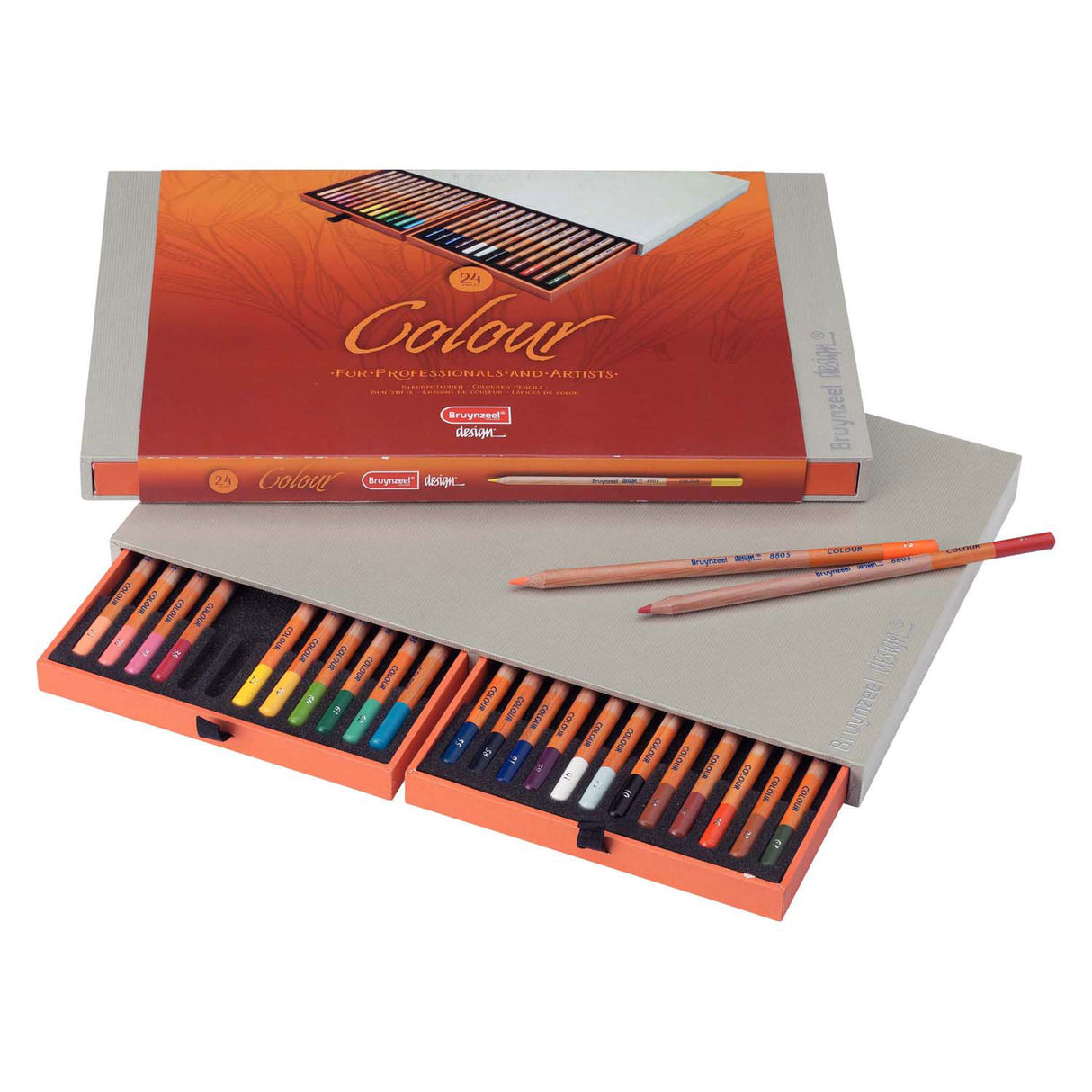 Boîte de couleur Bruynzeel 24 crayons de couleur