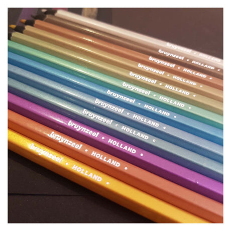 Boîte de 45 crayons de couleur Tortue Bruynzeel
