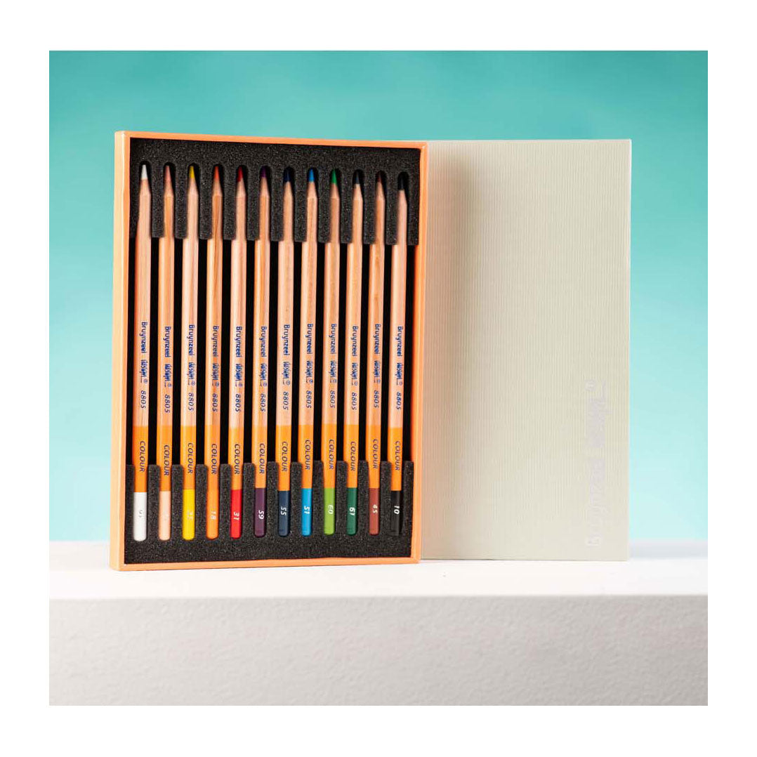 Boîte de couleur Bruynzeel 12 crayons de couleur