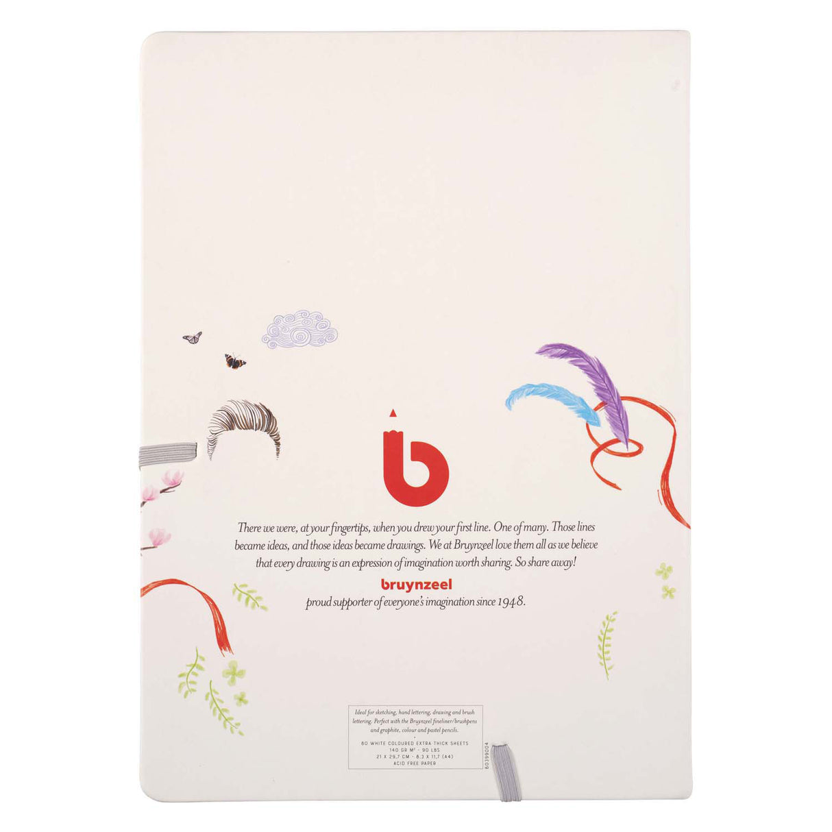 Bruynzeel creatives carnet de croquis a4 140 g m 80 feuilles