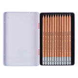 Crayons graphite expression Bruynzeel boîte de 12