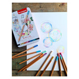 Bruynzeel crayons de couleur expression tons pastel boîte de 12