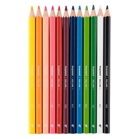 Bruynzeel méga crayons de couleur set 12