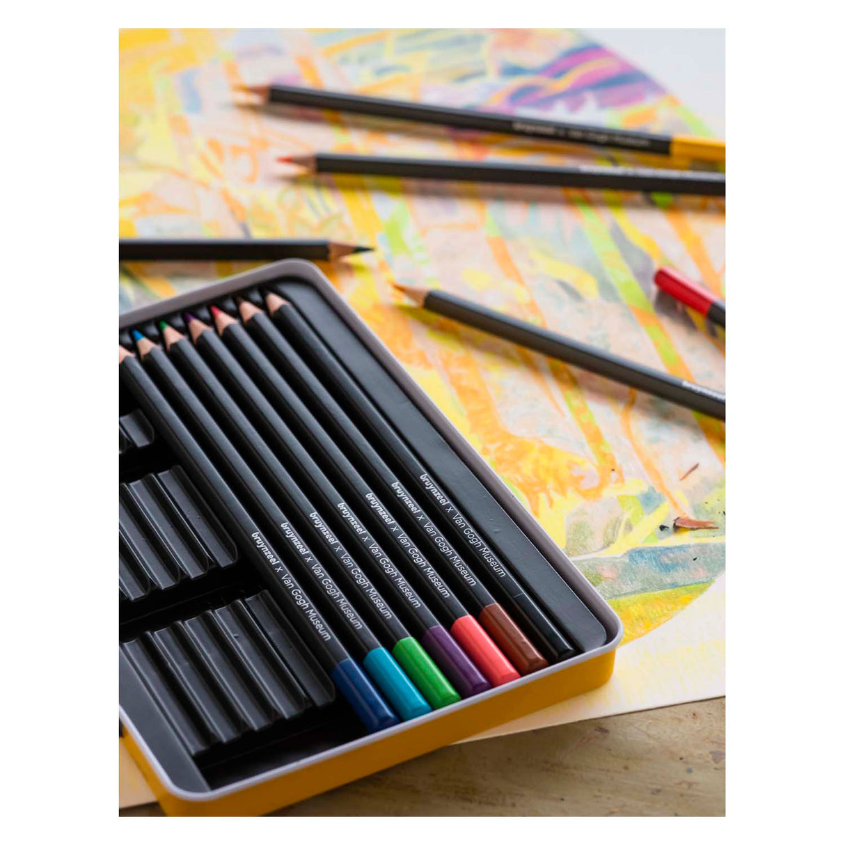 Crayons de couleur du musée Bruynzeel xvan gogh