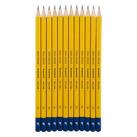 Crayon graphite Bruynzeel burotek 2h