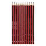 Crayon graphite Bruynzeel hb noir rouge