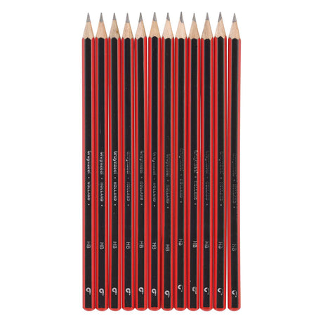 Crayon graphite Bruynzeel hb noir rouge