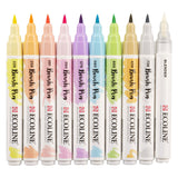 Bruynzeel – ensemble de stylos pinceaux ecoline, pastel, 10 couleurs