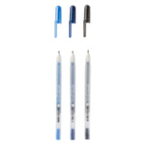 Sakura gelly roll métallisé lot de 3 stylos gel océan