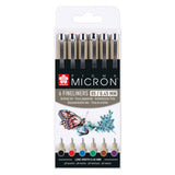 Trousse Sakura pigma micron 05 avec 6 couleurs de base