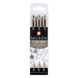 Étui à feutres fins Sakura pigma micron - 3 feutres fins - noir