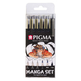 Collection manga unique Sakura de 6 pigma micron