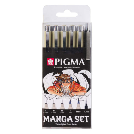 Collection manga unique Sakura de 6 pigma micron