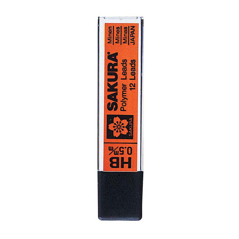 Recharge porte-mine Sakura 0,5 mm recharges polymère hb