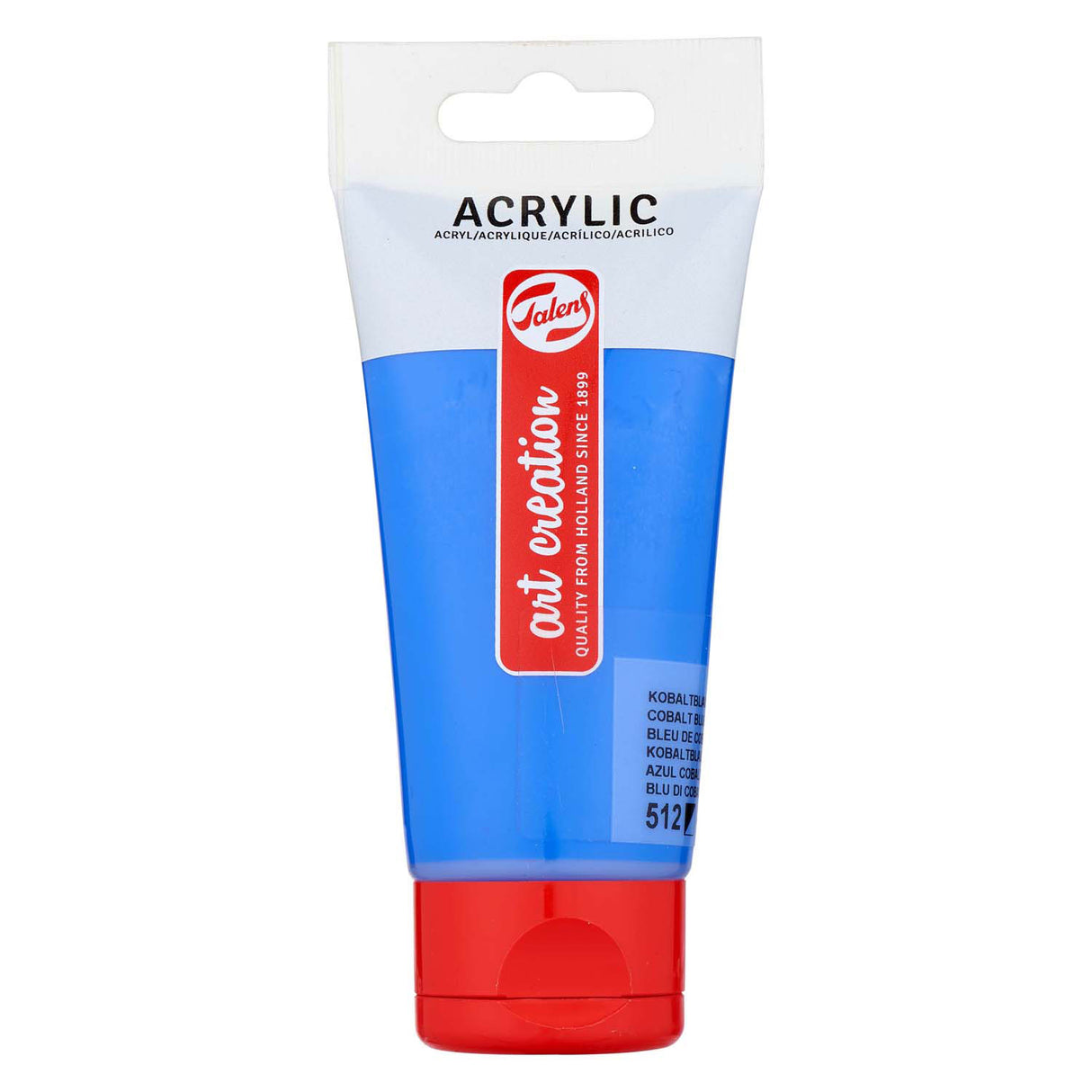 Talens art création peinture acrylique tube 75ml bleu cobalt 512