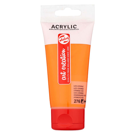 Talens art création peinture acrylique tube 75 ml, orange azo (276)