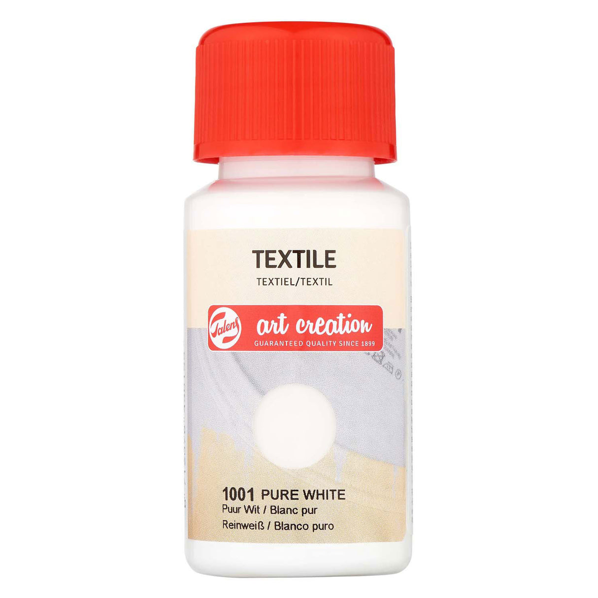 Talens art création textile flacon 50ml blanc pur 1001