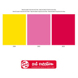 Talens art création set tie-dye rose, 3x 85ml
