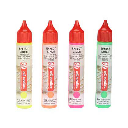 Talens art création effet liner set 4x28ml néon