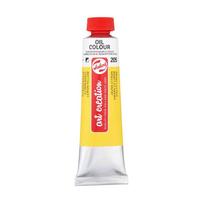 Talens art création peinture à l'huile tube 40ml jaune citron (primaire)