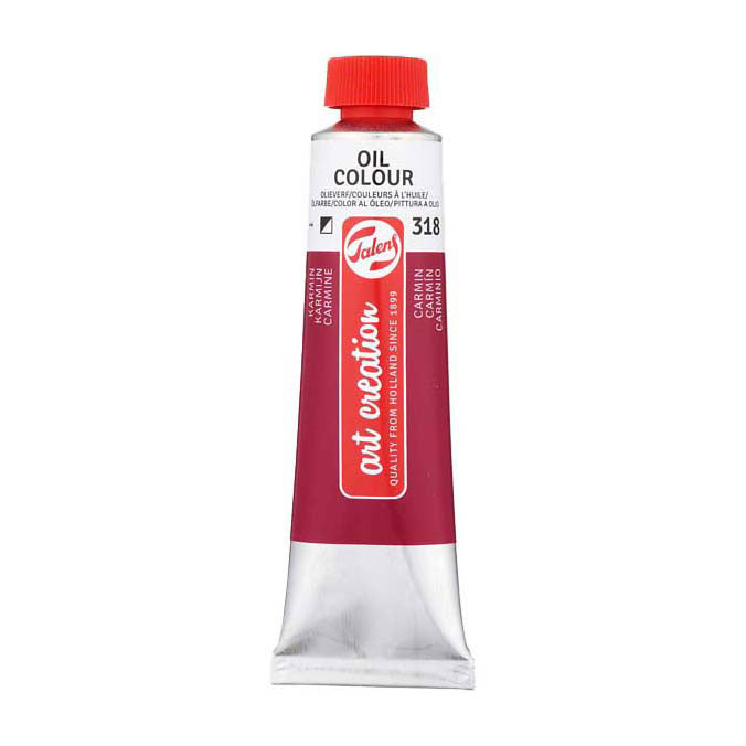 Talens art création peinture à l'huile tube 40ml carmin 318