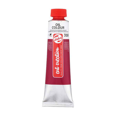 Talens art création peinture à l'huile tube 40ml carmin 318