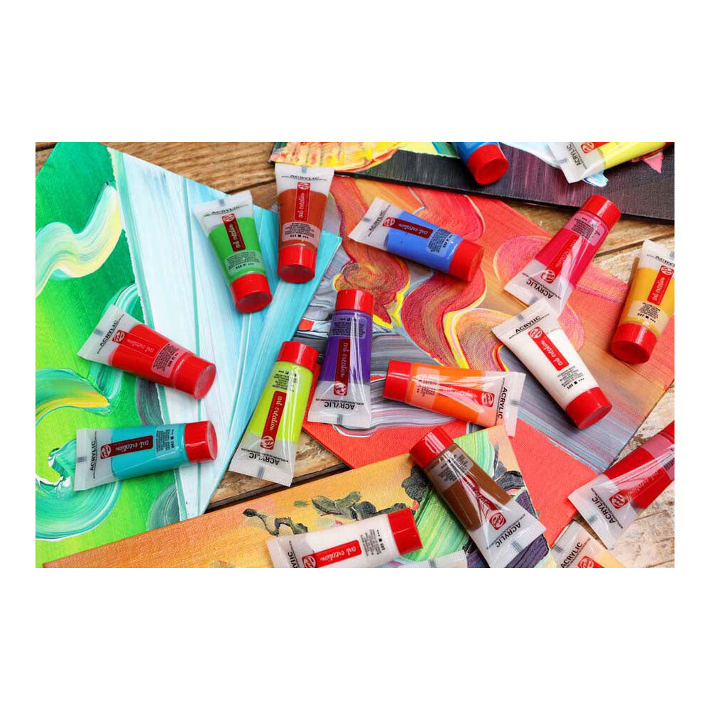 Talens art création boîte distributeur de peinture acrylique primaire 100x12ml