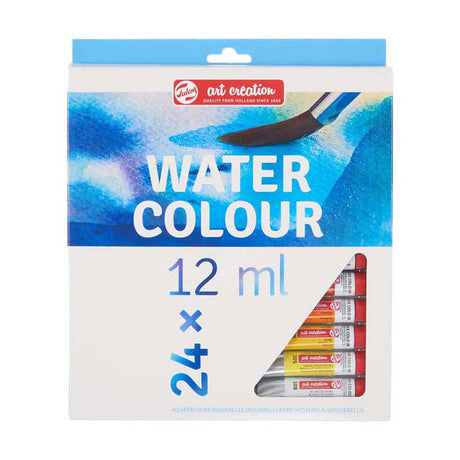 Ensemble de peinture aquarelle Talens art création 24 x 12 ml