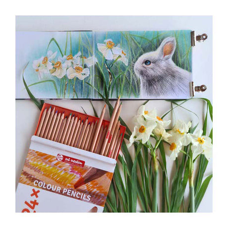 Talens art création crayons de couleur set 24