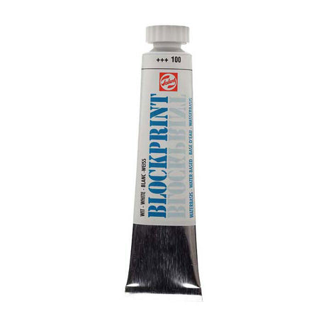 Talens blockprint tube 20ml blanc 100