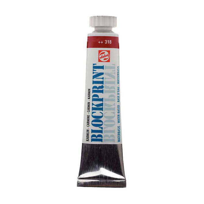 Talens blockprint tube 20ml carmin 318