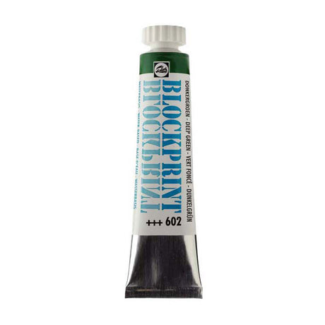 Talens blockprint tube 20ml vert foncé 602