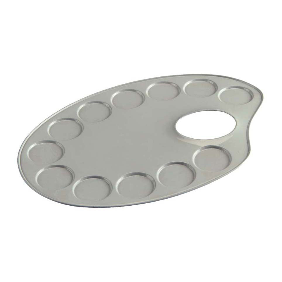 Palette Talens métal ovale 12,6x18,5cm