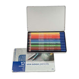 Coffret de départ de crayons de couleur Bruynzeel van Gogh avec 12 couleurs