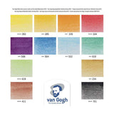 Bruynzeel van Gogh coffret de départ de crayons aquarelle avec 12 couleurs