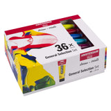 Ensemble de sélection générale de peinture acrylique série standard Amsterdam | 36 × 20 ml