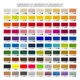 Ensemble complet de peinture acrylique série standard Bruynzeel Amsterdam 20 ml, 90 pièces.