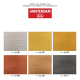 Bruynzeel amsterdam série standard peinture acrylique métallisée set 20 ml, 6 pcs.
