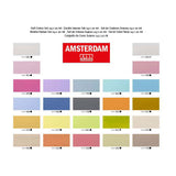 Bruynzeel Amsterdam série standard peinture acrylique couleurs douces set 20ml, 24 pcs.