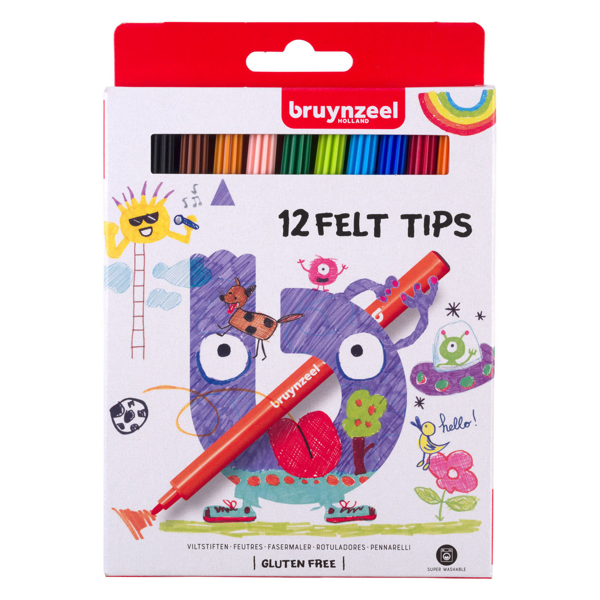 Bruynzeel Kids FeltStifts, 12st.