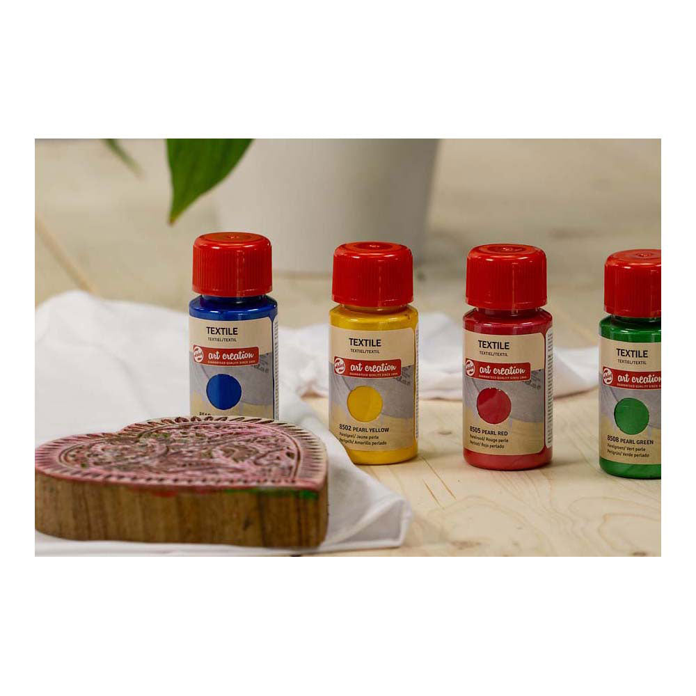 Talens art création peinture textile perle 4x50ml